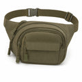 Sac banane 25 x 8 x 16 cm textile synthétique kaki rangement urbain